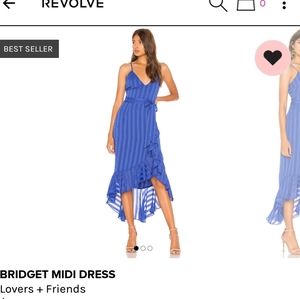 Lovers And Friends Cobalt Blue Dress size M